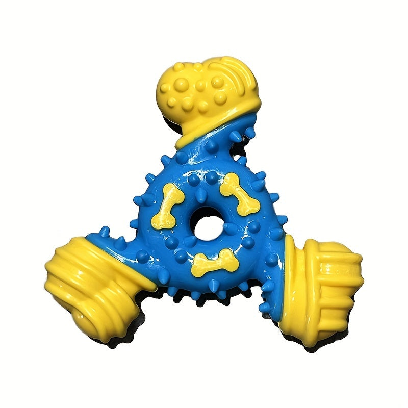 Durable Dog Chew Toy for Teeth Cleaning - Bite-Resistant Nylon Dental Stick with Interactive Puzzle Design, Ideal for Small to Medium Breeds, Promotes Healthy Chewing and Play, Dog Toys for Aggressive Chewers