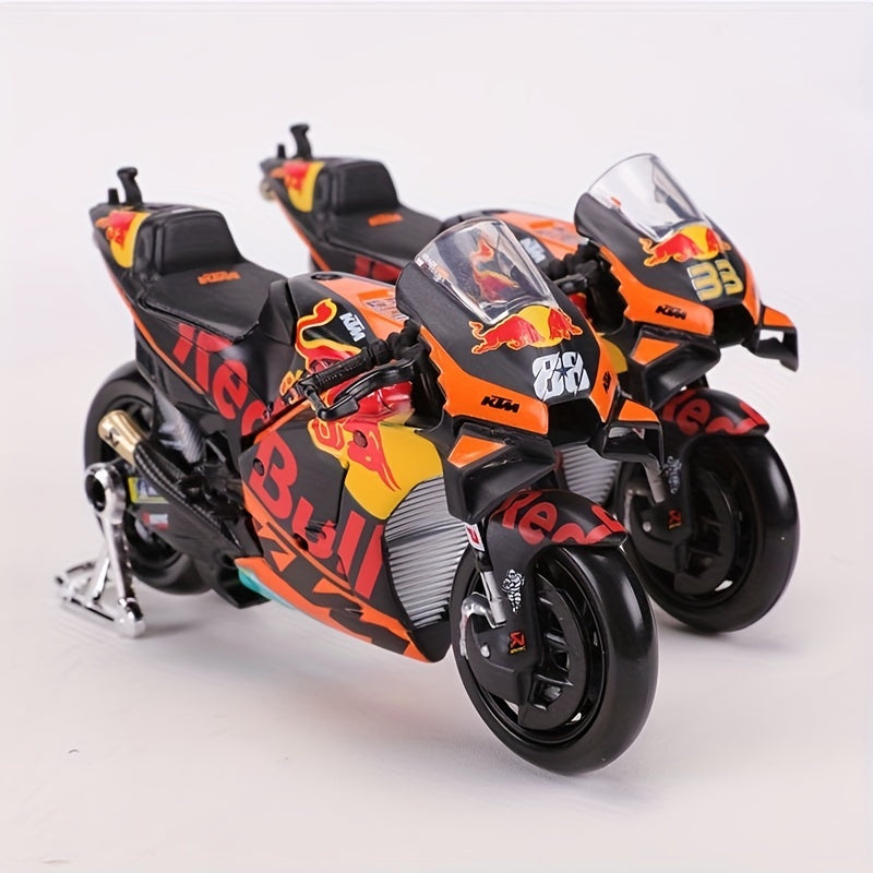 Maisto 1:18 2021 Red Bull KTM Factory Racing #88 #33 Die Cast Vehicles Collectible Motorcycle Model Toys Christmas Halloween Gift