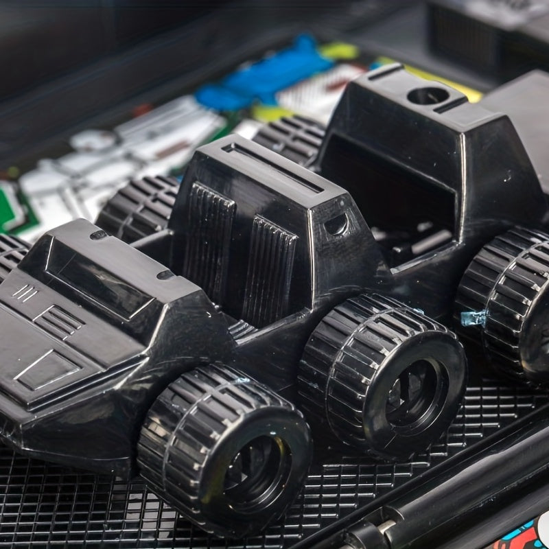 Kids Car Robot Toys Modal, Could Transform From Tractor Trailer To Robot, Black Edition, Reproduction Of 80s Version Collective Toys Gift Set For Fan