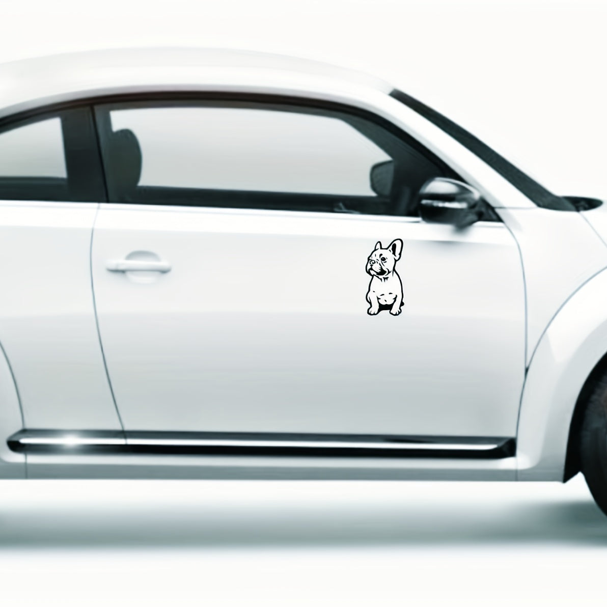 1pc/2pcs/4pcs Adorable French Bulldog Vinyl Decals - Perfect for Car, Laptop, and Bumper Decoration