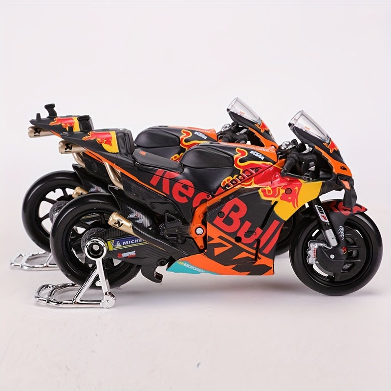 Maisto 1:18 2021 Red Bull KTM Factory Racing #88 #33 Die Cast Vehicles Collectible Motorcycle Model Toys Christmas Halloween Gift