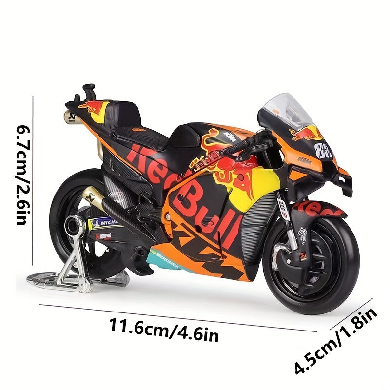 Maisto 1:18 2021 Red Bull KTM Factory Racing #88 #33 Die Cast Vehicles Collectible Motorcycle Model Toys Christmas Halloween Gift