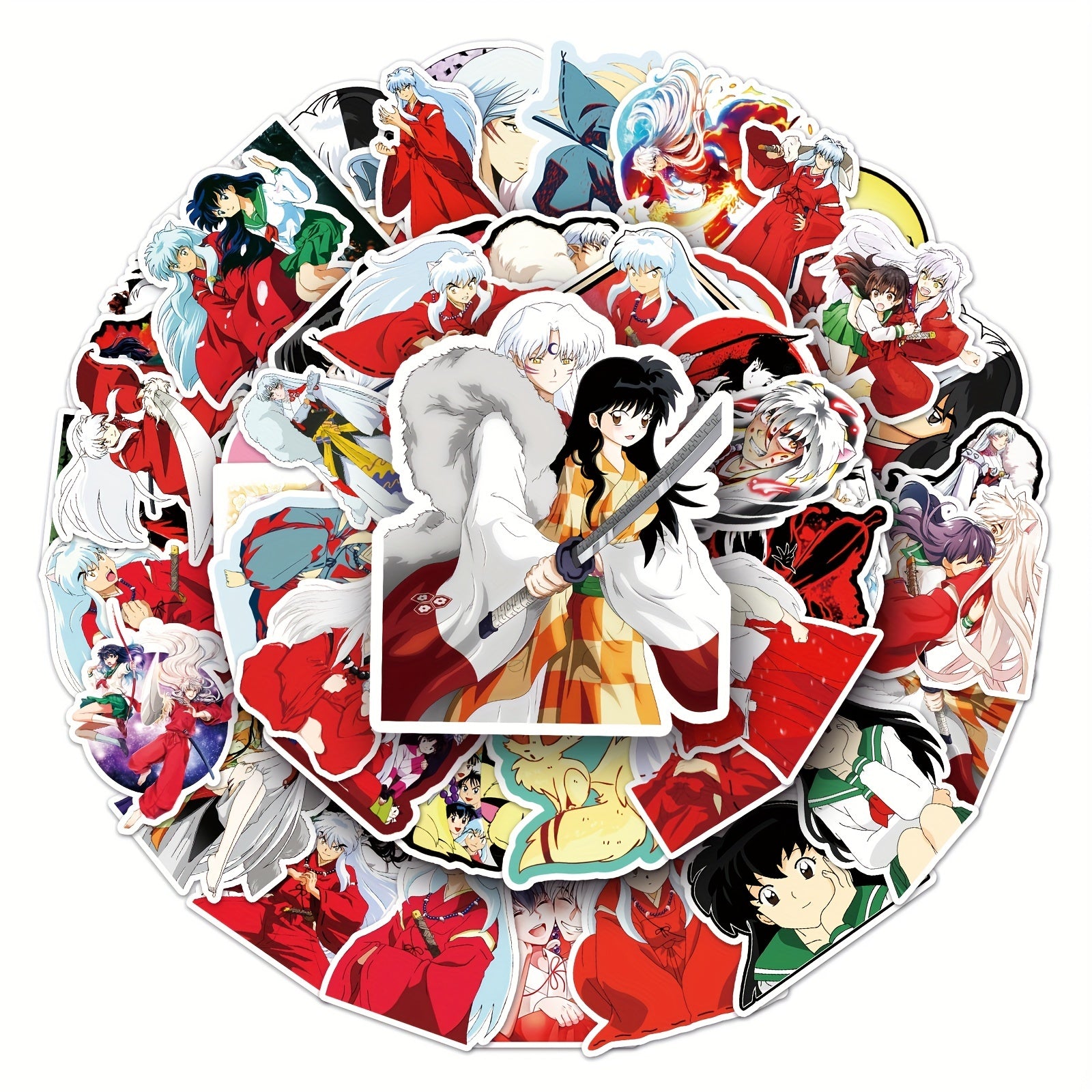 50pcs Adorable Waterproof Cartoon Anime Stickers - Vibrant Decals for Car, Motorcycle, Laptop, Luggage, Water Bottle, Skateboard - Premium Quality Decor Accessories Collection