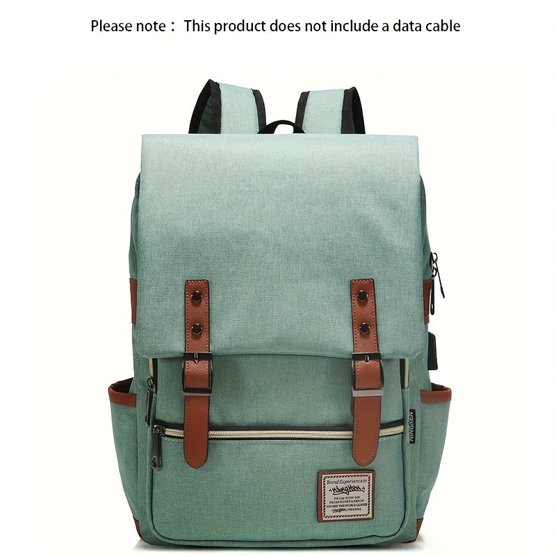 Business Laptop Backpack Casual School Bag for Men and Women, Tear-Resistant Unique Travel Backpack Suitable for Up to 15.6-Inch Laptops