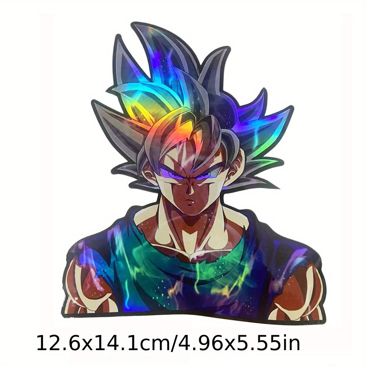 Anime Holographic Stickers Car Stickers Decals Peeker Decal Waterproof Stickers For Cars Auto Motorcycle Laptop Trunk Bumper Accessories